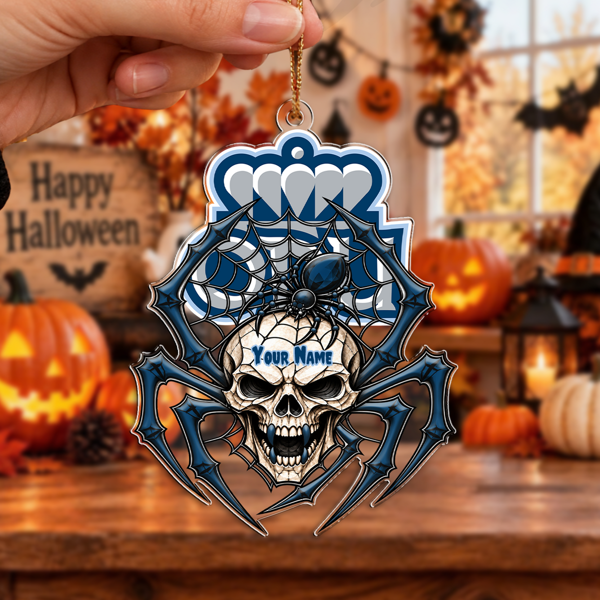 ACTIVE OFFER - NEW CUSTOMIZED NCAA CFH03 ODM OLD DOMINION MONARCHS HALLOWEEN ACRYLIC ORNAMENT