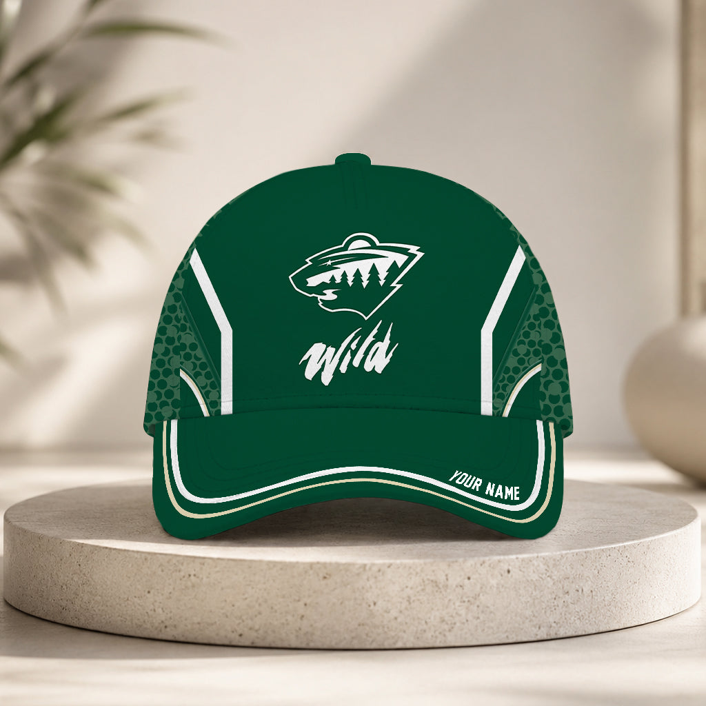 LIMITED EDITION - NEW CUSTOMIZED NHL13 MNW MINNESOTA WILD CLASSIC CAP