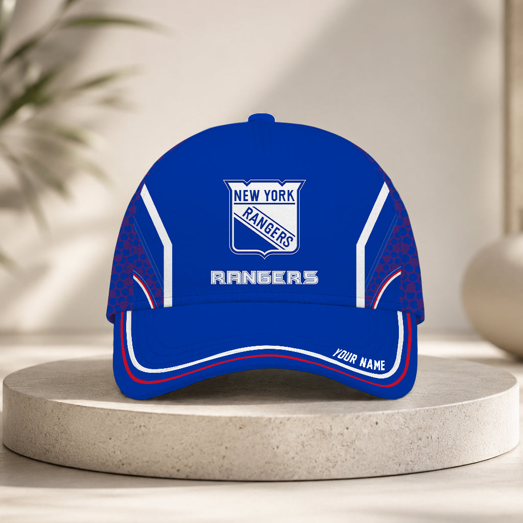 LIMITED EDITION - NEW CUSTOMIZED NHL24 NYR NEW YORK RANGERS CLASSIC CAP