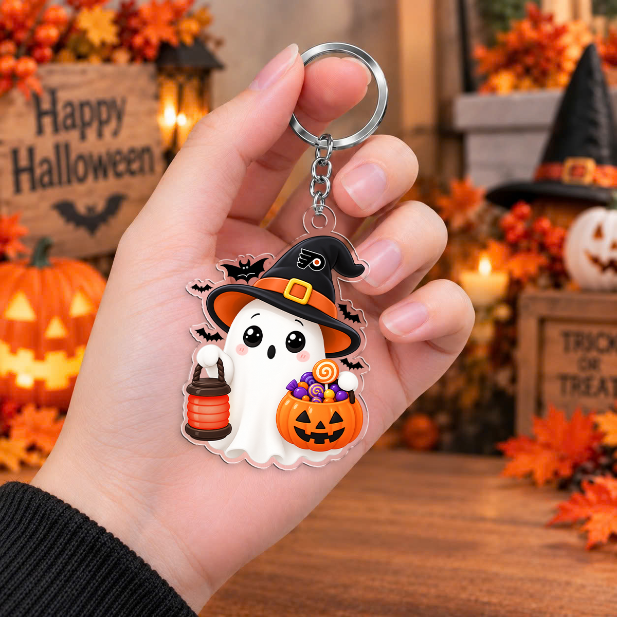 FINAL SALE - NEW CUSTOMIZED NHL27 PPF PHILADELPHIA FLYERS ACRYLIC KEYCHAIN