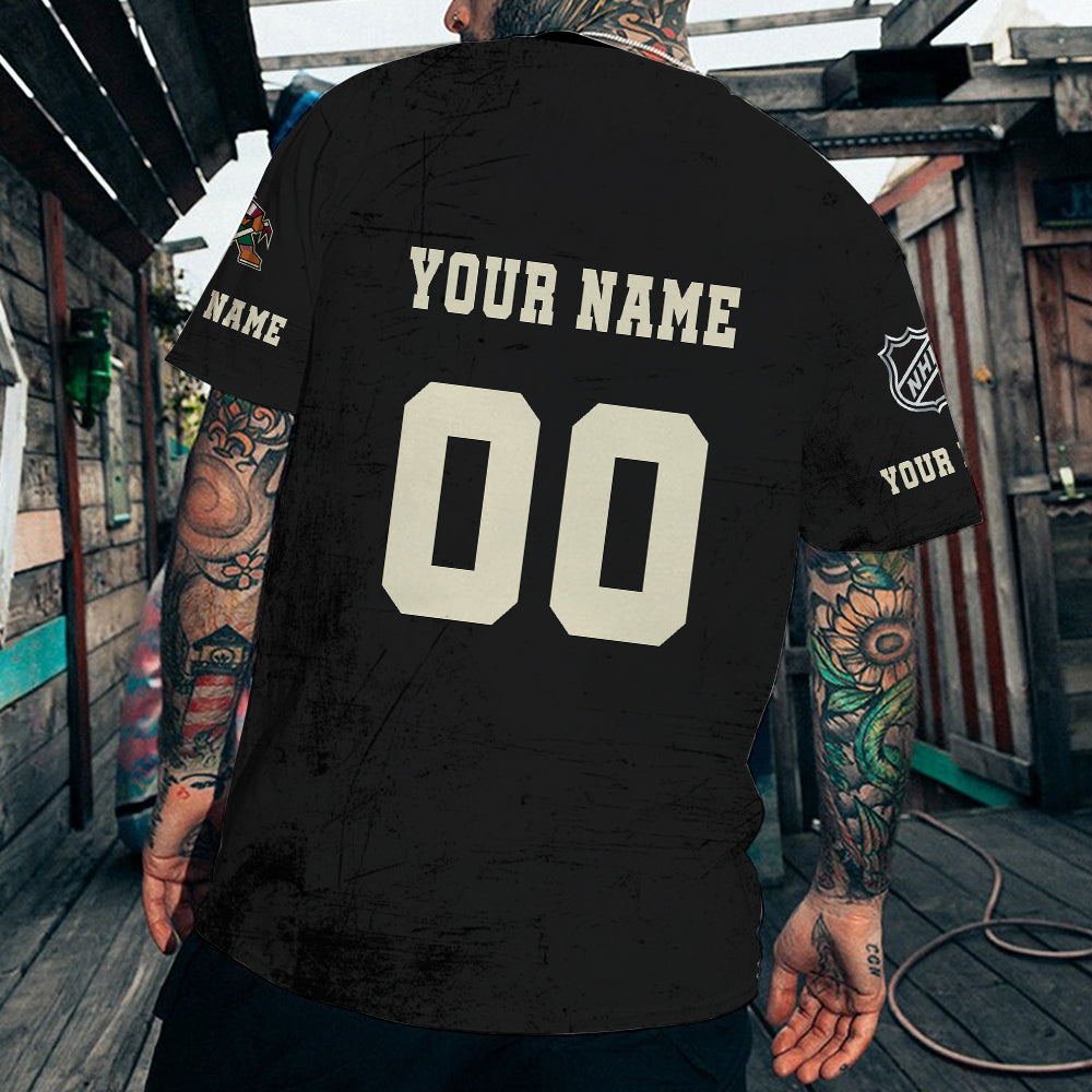 LIMITED EDITION - NEW CUSTOMIZED NHL30 AZC ARIZONA COYOTES T-SHIRT FOR FANS