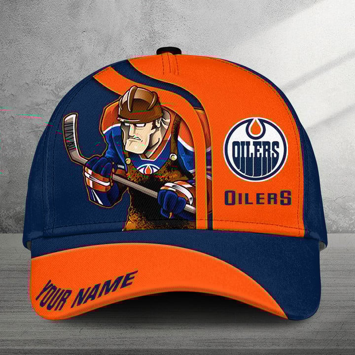 LIMITED EDITION - NEW CUSTOMIZED NHL03 EMO EDMONTON OILERS CLASSIC CAP