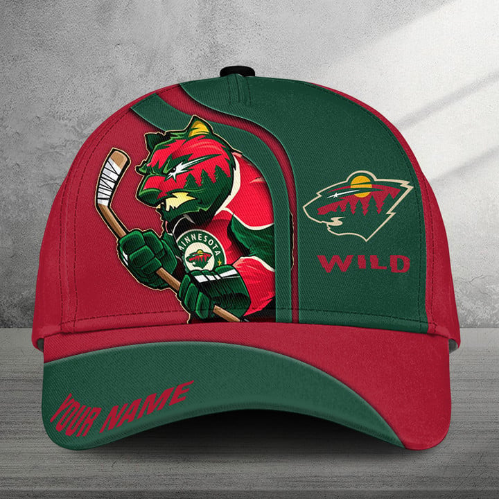 LIMITED EDITION - NEW CUSTOMIZED NHL13 MNW MINNESOTA WILD CLASSIC CAP