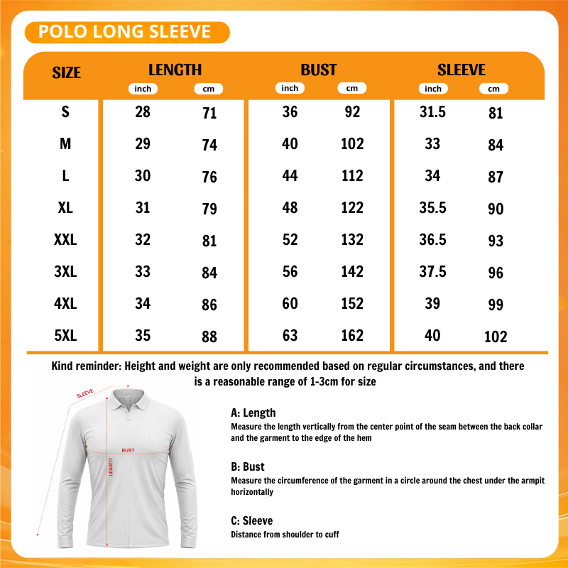 LIMITED EDITION - NEW CUSTOMIZED NHL01 FPT FLORIDA PANTHERS MEN LONG SLEEVE POLO