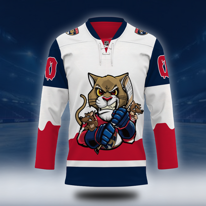 LIMITED EDITION - NEW CUSTOMIZED NHL01 FPT FLORIDA PANTHERS UNISEX HOCKEY JERSEY