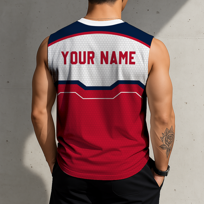 LIMITED EDITION - NEW CUSTOMIZED NHL01 FPT FLORIDA PANTHERS MEN'S GYM SHIRT