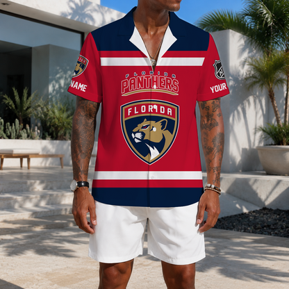 VIRAL EDITION - NEW CUSTOMIZED NHL01 FPT FLORIDA PANTHERS UNISEX HAWAIIAN SHIRT