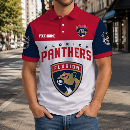LIMITED EDITION - NEW CUSTOMIZED NHL01 FPT FLORIDA PANTHERS T-SHIRT, POLO SHIRT, ZIP POLO SHIRT, SWEATSHIRT, HOODIE & ZIP HOODIE