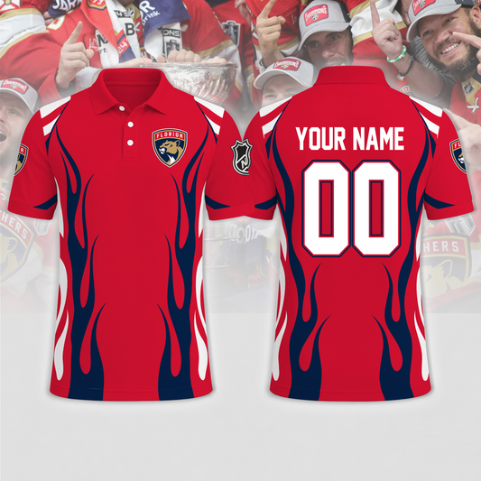 VIRAL EDITION - NEW CUSTOMIZED NHL01 FPT FLORIDA PANTHERS T-SHIRT, POLO SHIRT, ZIP POLO SHIRT, SWEATSHIRT, HOODIE & ZIP HOODIE