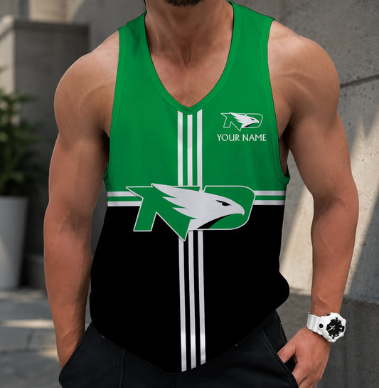 FLASH SALE - NEW CUSTOMIZED NCAA MFF01 NFH NORTH DAKOTA FIGHTING HAWKS UNISEX TANK TOP