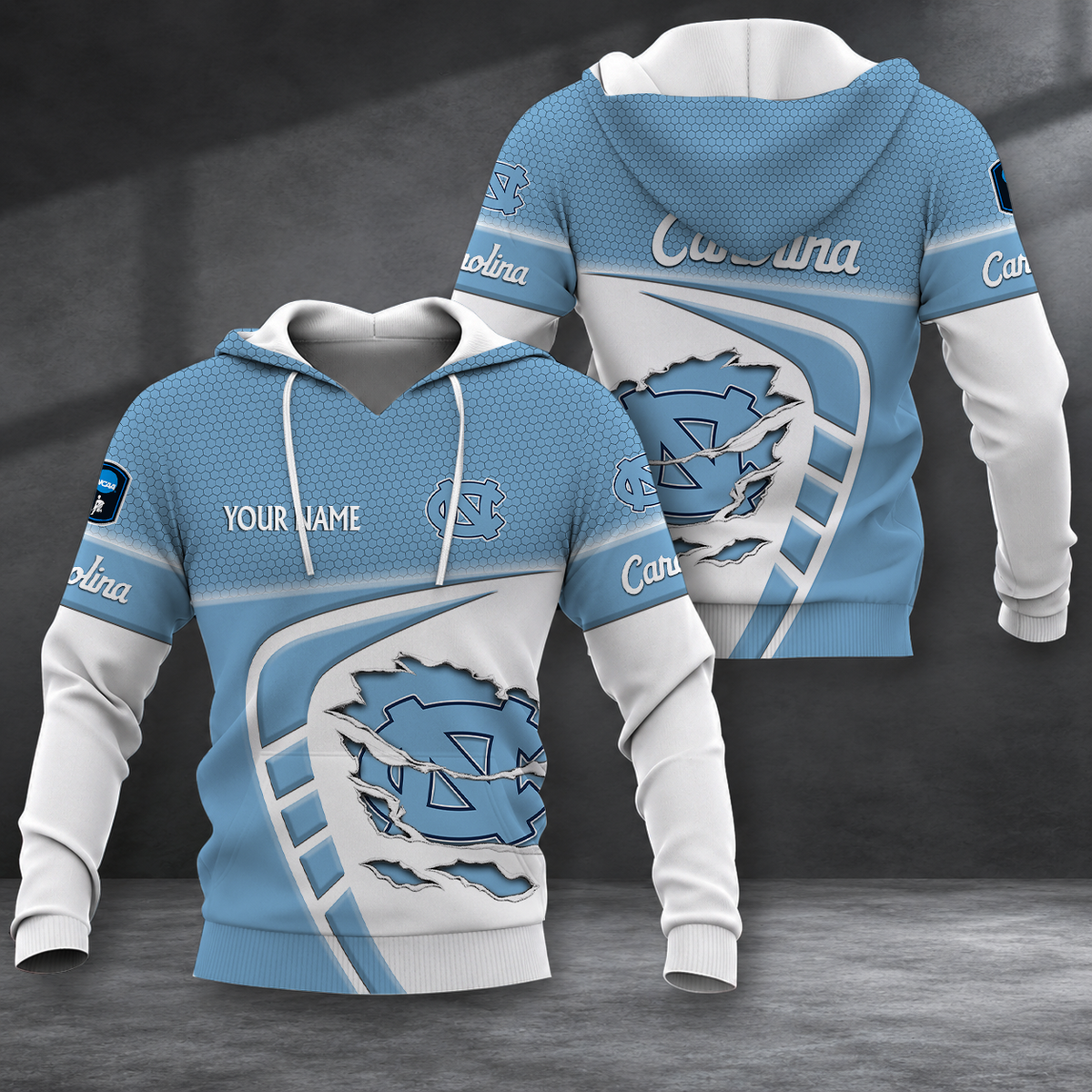LIMITED EDITION - NEW CUSTOMIZED NCAA CFH01 NTH NORTH CAROLINA TAR HEELS HOODIE, ZIP HOODIE, T-SHIRT, POLO SHIRT, ZIP POLO SHIRT & SWEATSHIRT