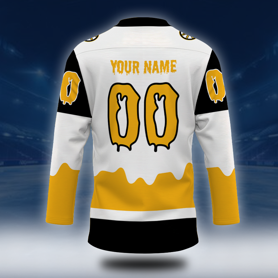 LIMITED EDITION - NEW CUSTOMIZED NHL02 BTB BOSTON BRUINS UNISEX HOCKEY JERSEY