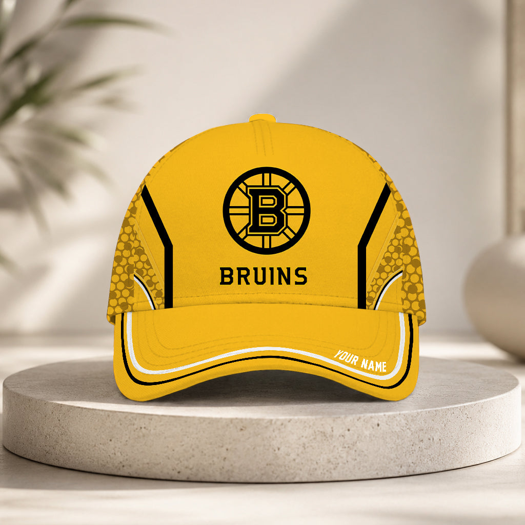 LIMITED EDITION - NEW CUSTOMIZED NHL02 BTB BOSTON BRUINS CLASSIC CAP