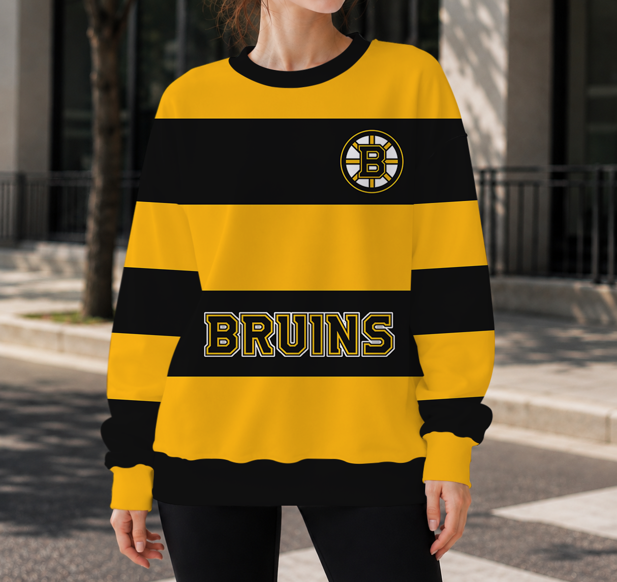HOT DEAL - NEW CUSTOMIZED NHL02 BTB BOSTON BRUINS UNISEX SWEATSHIRT