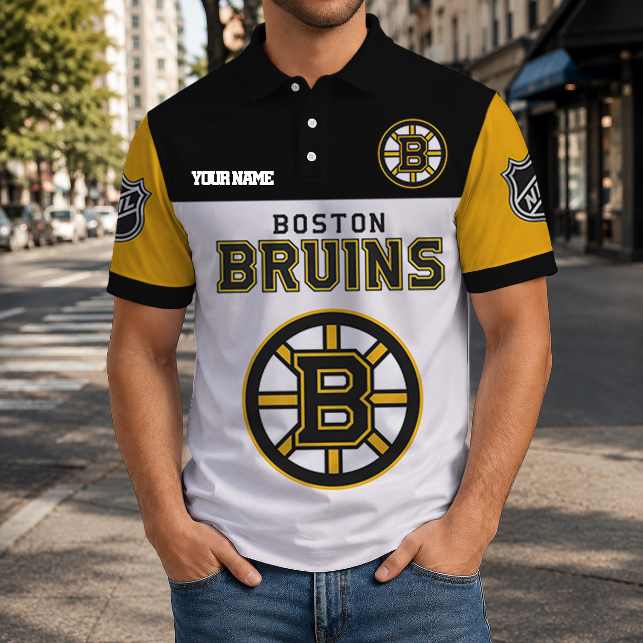 LIMITED EDITION - NEW CUSTOMIZED NHL02 BTB BOSTON BRUINS T-SHIRT, POLO SHIRT, ZIP POLO SHIRT, SWEATSHIRT, HOODIE & ZIP HOODIE