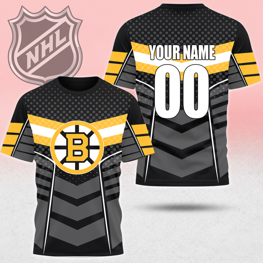 SPECIAL EDITION - NEW CUSTOMIZED NHL02 BTB BOSTON BRUINS T-SHIRT, POLO SHIRT, ZIP POLO SHIRT, SWEATSHIRT, HOODIE & ZIP HOODIE