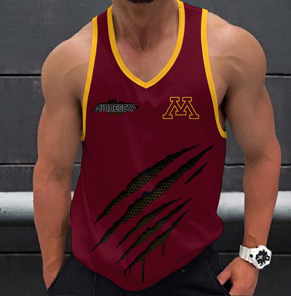 VIRAL EDITION - NEW CUSTOMIZED NCAA MFF02 MGG MINNESOTA GOLDEN GOPHERS UNISEX TANK TOP