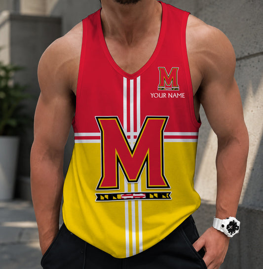 FLASH SALE - NEW CUSTOMIZED NCAA CFH02 MLT MARYLAND TERRAPINS UNISEX TANK TOP