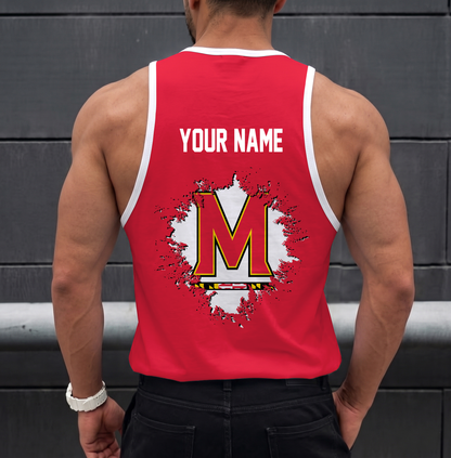 ELITE EDITION - NEW CUSTOMIZED NCAA CFH02 MLT MARYLAND TERRAPINS UNISEX TANK TOP