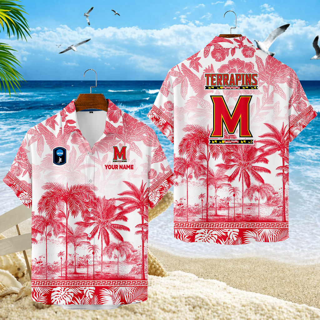 SPECIAL EDITION - NEW CUSTOMIZED CFH02 MLT MARYLAND TERRAPINS UNISEX HAWAIIAN SHIRT