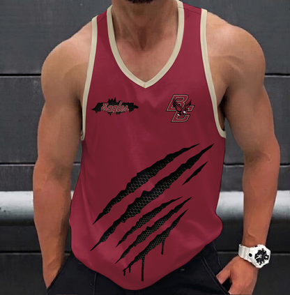VIRAL EDITION - NEW CUSTOMIZED NCAA MFF03 BOE BOSTON COLLEGE EAGLES UNISEX TANK TOP