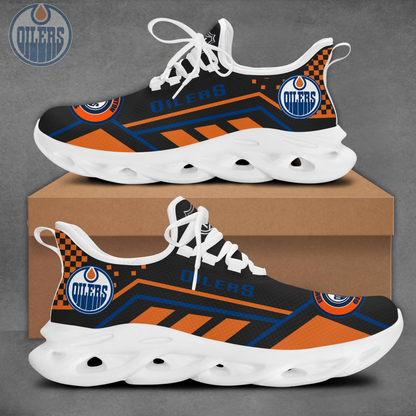 VIRAL EDITION - NEW CUSTOMIZED NHL03 EMO EDMONTON OILERS CLUNKY SNEAKERS