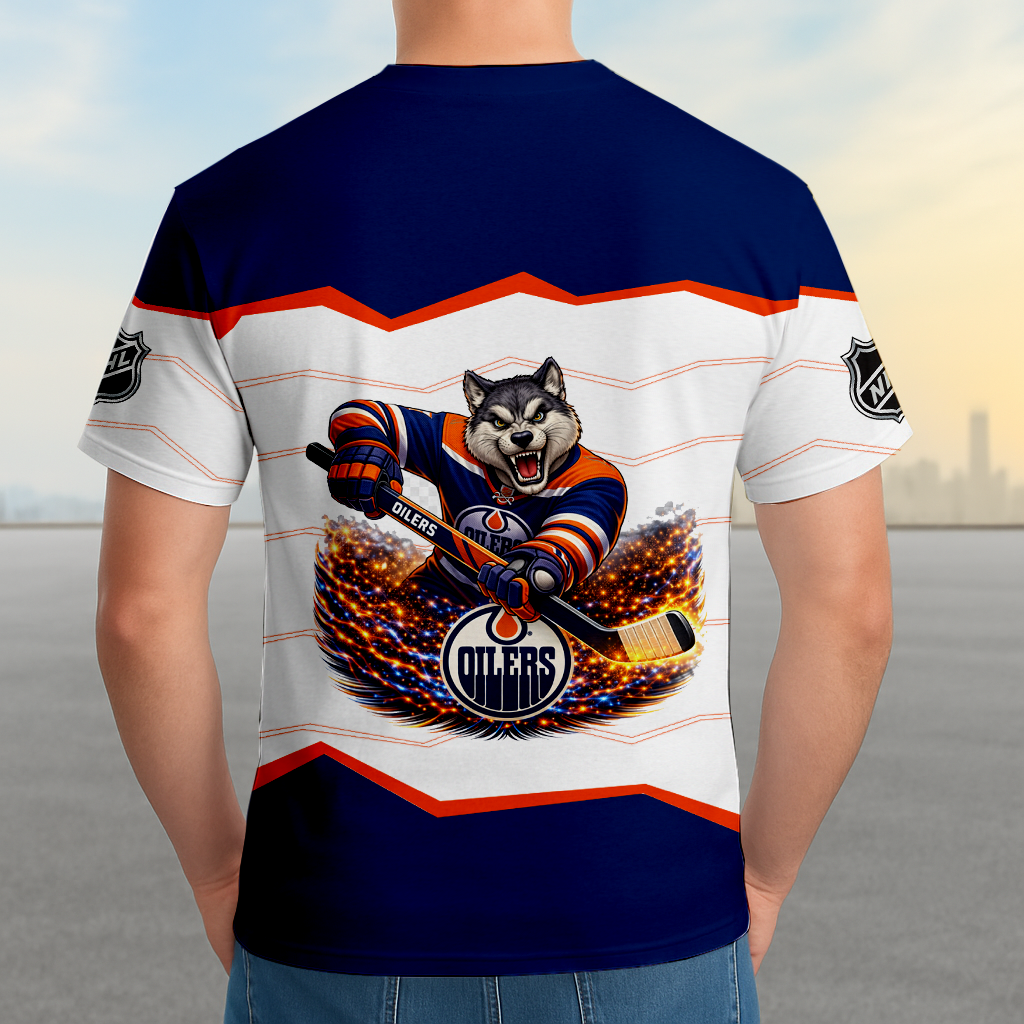LIMITED EDITION - NEW CUSTOMIZED NHL03 EMO EDMONTON OILERS UNISEX T-SHIRT, SWEATSHIRTS, HOODIE & JACKETS