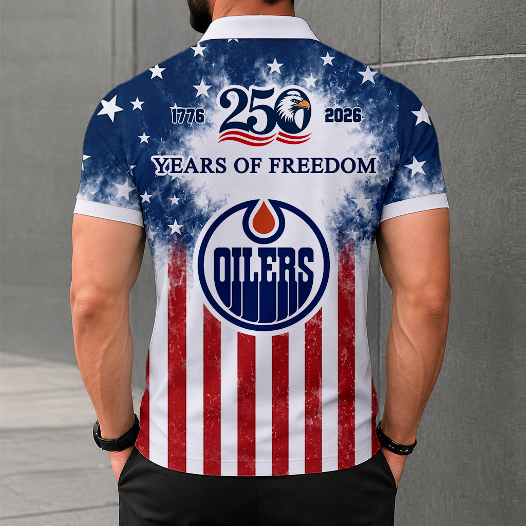 LIMITED EDITION - NEW CUSTOMIZED NHL03 EMO EDMONTON OILERS POLO SHIRT, ZIP POLO SHIRT & T-SHIRTS