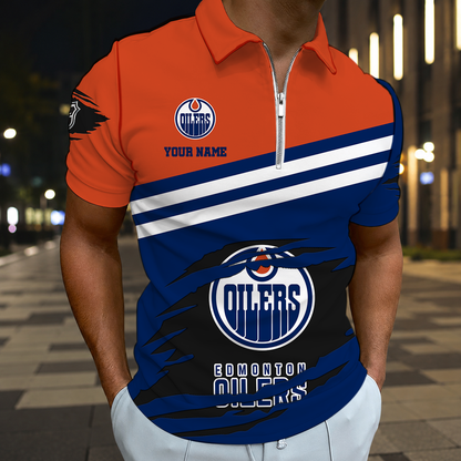 ELITE EDITION - NEW CUSTOMIZED NHL03 EMO EDMONTON OILERS T-SHIRT, POLO SHIRT, ZIP POLO SHIRT, SWEATSHIRT, HOODIE & ZIP HOODIE
