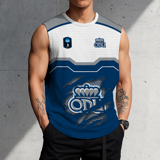 FLASH SALE - NEW CUSTOMIZED NCAA CFH03 ODM OLD DOMINION MONARCHS MEN'S GYM SHIRT