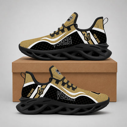 LIMITED EDITION - NEW CUSTOMIZED NHL04 VGK VEGAS GOLDEN KNIGHTS CLUNKY SNEAKERS