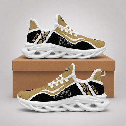 LIMITED EDITION - NEW CUSTOMIZED NHL04 VGK VEGAS GOLDEN KNIGHTS CLUNKY SNEAKERS