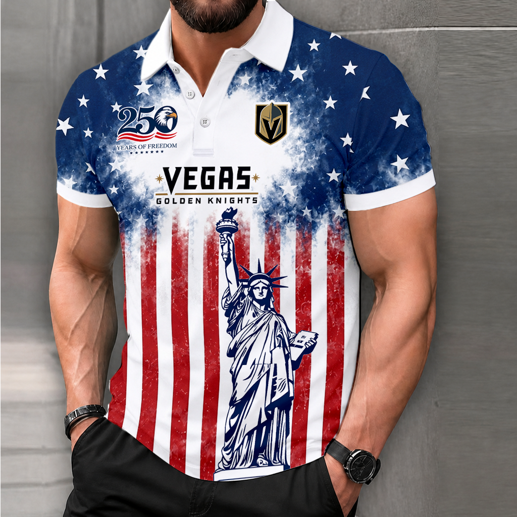 LIMITED EDITION - NEW CUSTOMIZED NHL04 VGK VEGAS GOLDEN KNIGHTS POLO SHIRT, ZIP POLO SHIRT & T-SHIRTS