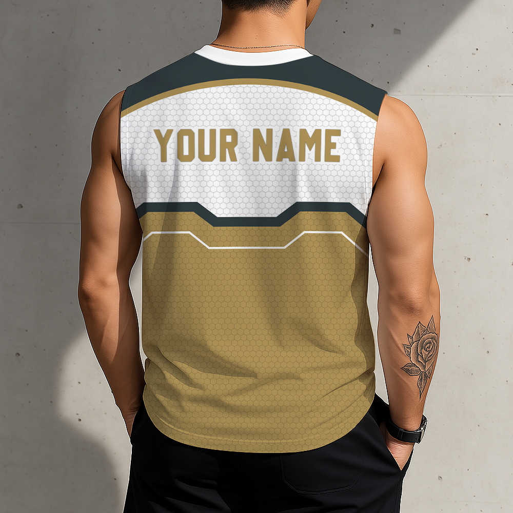 LIMITED EDITION - NEW CUSTOMIZED NHL04 VGK VEGAS GOLDEN KNIGHTS MEN'S GYM SHIRT