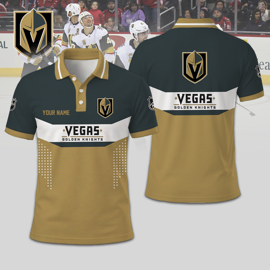 SPECIAL EDITION - NEW CUSTOMIZED NHL04 VGK VEGAS GOLDEN KNIGHTS T-SHIRT, POLO SHIRT, ZIP POLO SHIRT, SWEATSHIRT, HOODIE & ZIP HOODIE
