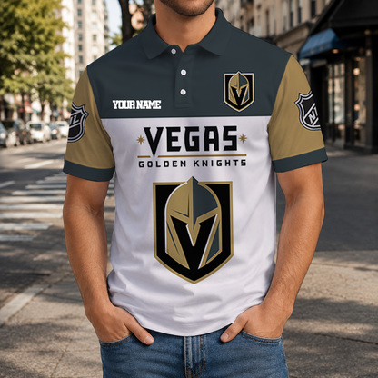 LIMITED EDITION - NEW CUSTOMIZED NHL04 VGK VEGAS GOLDEN KNIGHTS T-SHIRT, POLO SHIRT, ZIP POLO SHIRT, SWEATSHIRT, HOODIE & ZIP HOODIE