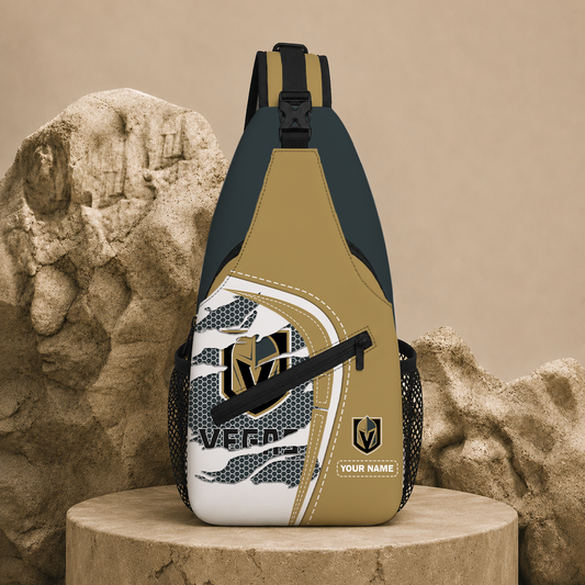 SPECIAL  EDITION - NEW CUSTOMIZED NHL04 VGK VEGAS GOLDEN KNIGHTS SLING BAG