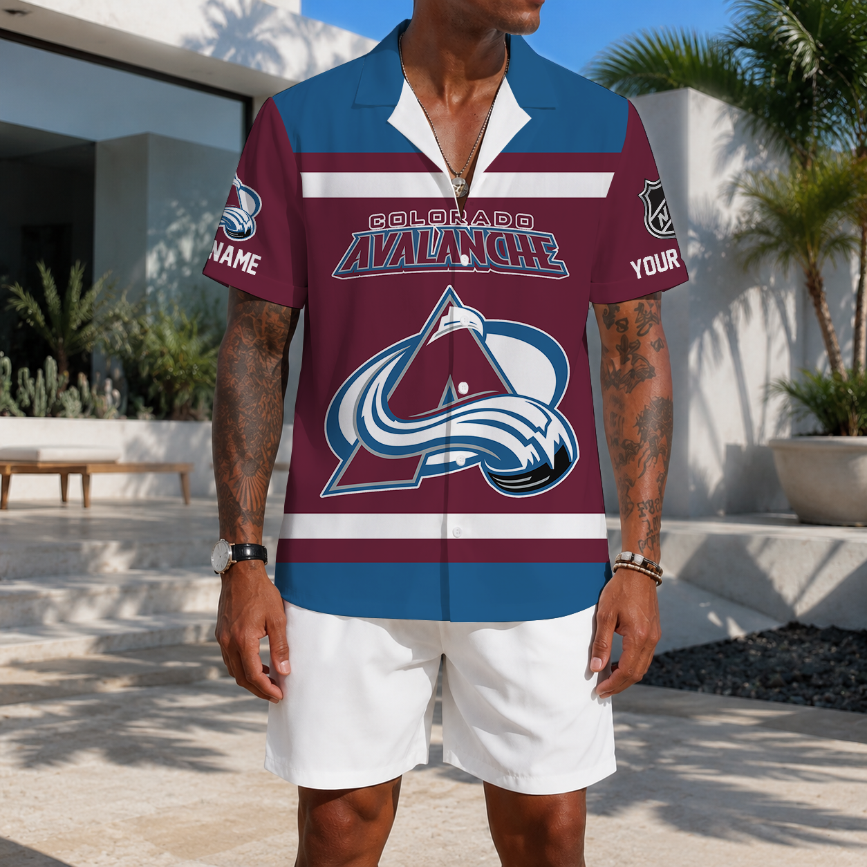 VIRAL EDITION - NEW CUSTOMIZED NHL05 CAL COLORADO AVALANCHE UNISEX HAWAIIAN SHIRT