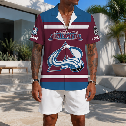 VIRAL EDITION - NEW CUSTOMIZED NHL05 CAL COLORADO AVALANCHE UNISEX HAWAIIAN SHIRT