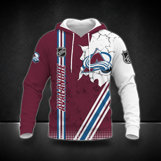 FINAL SALE - NEW CUSTOMIZED NHL05 CAL COLORADO AVALANCHE T-SHIRT, POLO SHIRT, ZIP POLO SHIRT, SWEATSHIRT, HOODIE & ZIP HOODIE