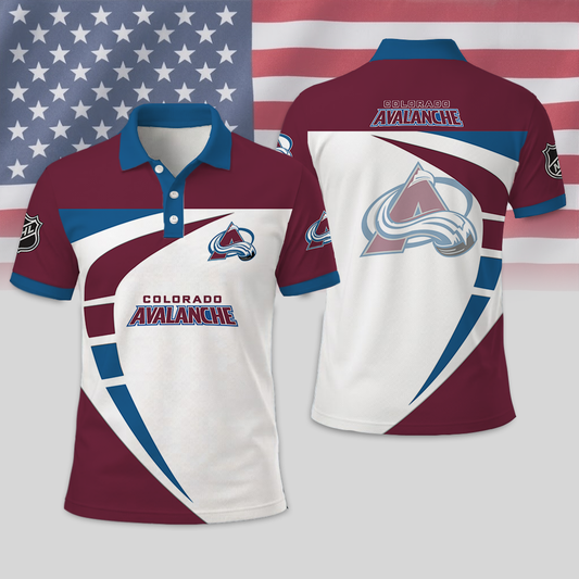 LIMITED EDITION - NEW CUSTOMIZED NHL05 CAL COLORADO AVALANCHE T-SHIRT, POLO SHIRT, ZIP POLO SHIRT, SWEATSHIRT, HOODIE & ZIP HOODIE