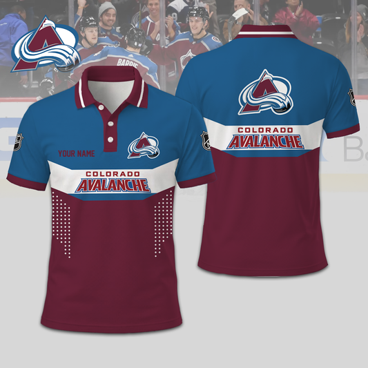SPECIAL EDITION - NEW CUSTOMIZED NHL05 CAL COLORADO AVALANCHE T-SHIRT, POLO SHIRT, ZIP POLO SHIRT, SWEATSHIRT, HOODIE & ZIP HOODIE