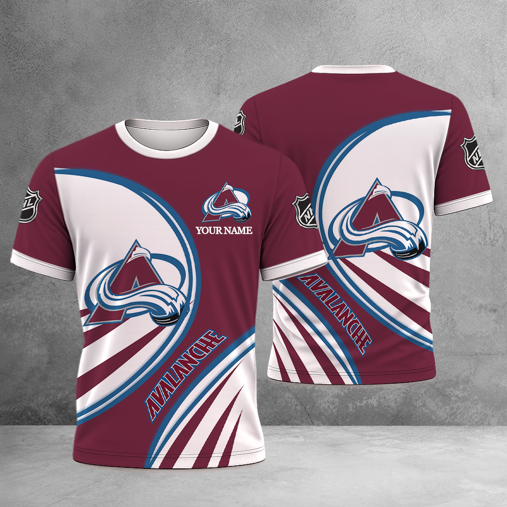 ELITE EDITION - NEW CUSTOMIZED NHL05 CAL COLORADO AVALANCHE T-SHIRT, POLO SHIRT, ZIP POLO SHIRT, SWEATSHIRT, HOODIE & ZIP HOODIE