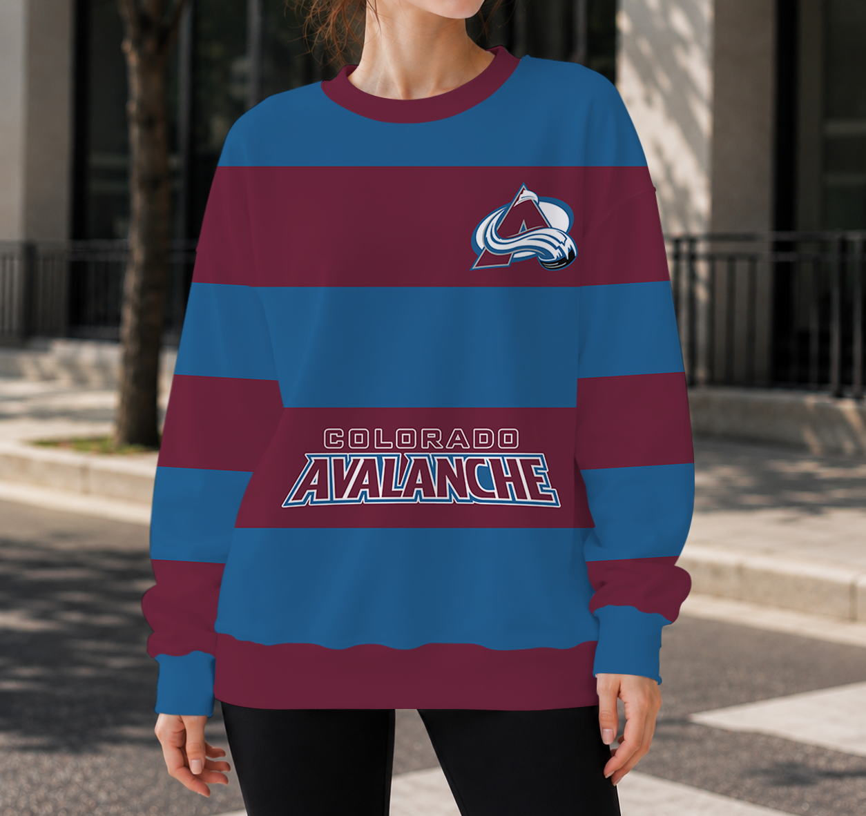 HOT DEAL - NEW CUSTOMIZED NHL05 CAL COLORADO AVALANCHE UNISEX SWEATSHIRT