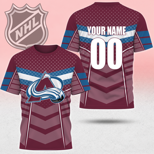 SPECIAL EDITION - NEW CUSTOMIZED NHL05 CAL COLORADO AVALANCHE T-SHIRT, POLO SHIRT, ZIP POLO SHIRT, SWEATSHIRT, HOODIE & ZIP HOODIE