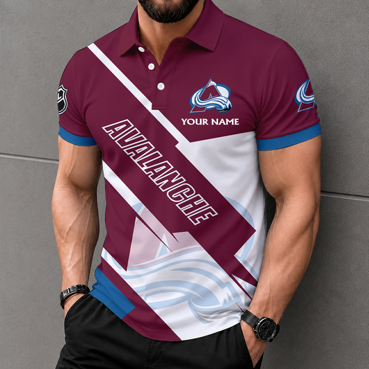 VIRAL EDITION - NEW CUSTOMIZED NHL05 CAL COLORADO AVALANCHE T-SHIRT, POLO SHIRT, ZIP POLO SHIRT, SWEATSHIRT, HOODIE & ZIP HOODIE