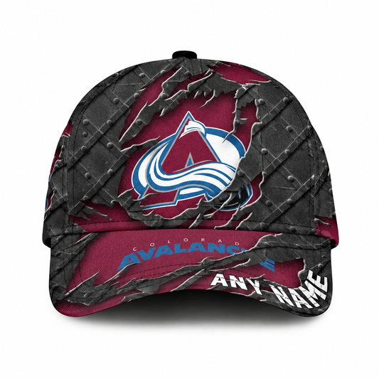 SPECIAL EDITION - NEW CUSTOMIZED NHL05 CAL COLORADO AVALANCHE CLASSIC CAP