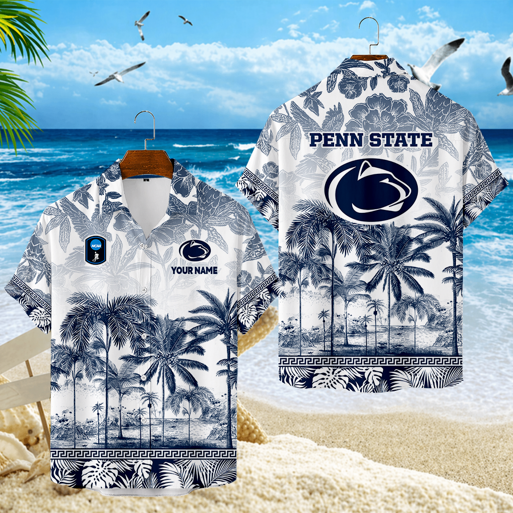SPECIAL EDITION - NEW CUSTOMIZED CFH05 PNL PENN STATE NITTANY LIONS UNISEX HAWAIIAN SHIRT