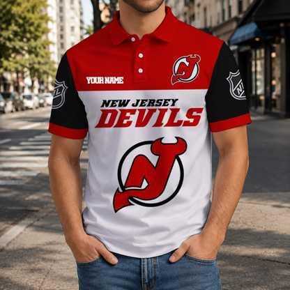 LIMITED EDITION - NEW CUSTOMIZED NHL06 NJD NEW JERSEY DEVILS T-SHIRT, POLO SHIRT, ZIP POLO SHIRT, SWEATSHIRT, HOODIE & ZIP HOODIE