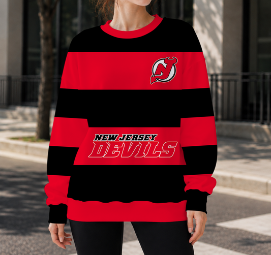 HOT DEAL - NEW CUSTOMIZED NHL06 NJD NEW JERSEY DEVILS UNISEX SWEATSHIRT